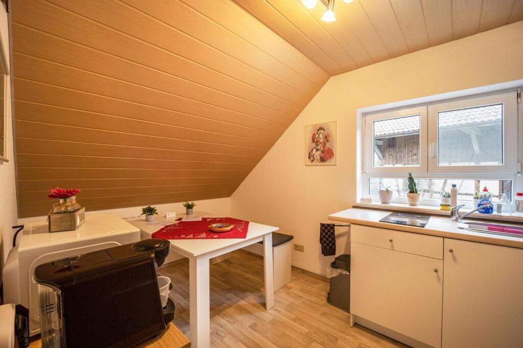 Ferienwohnung Im Gruenen, 10 Km Rv, 30 Km Bodensee, Kueche Bad Balkon Wolpertswende Exterior photo